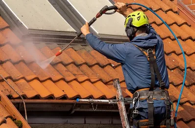 Démoussage et hydrofuge de toiture à Pommereuil